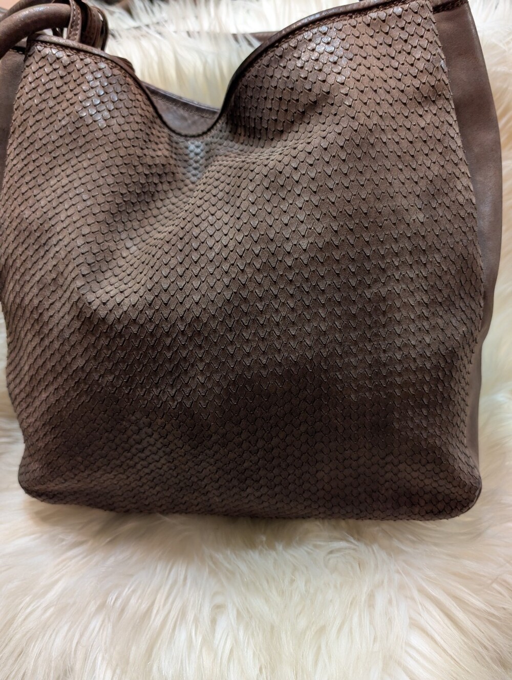 Bally Vintage - Brown Suede Hobo Style Bag